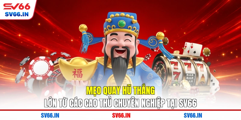 Mẹo quay hũ thắng lớn từ các cao thủ chuyên nghiệp tại SV66